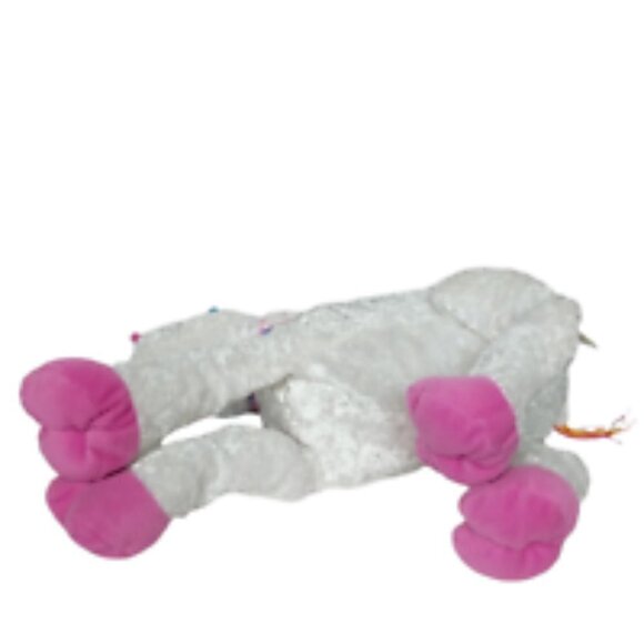 Allentown Toy White Unicorn Plush Stuffed Animal 17 Inch - Picture 7 of 7